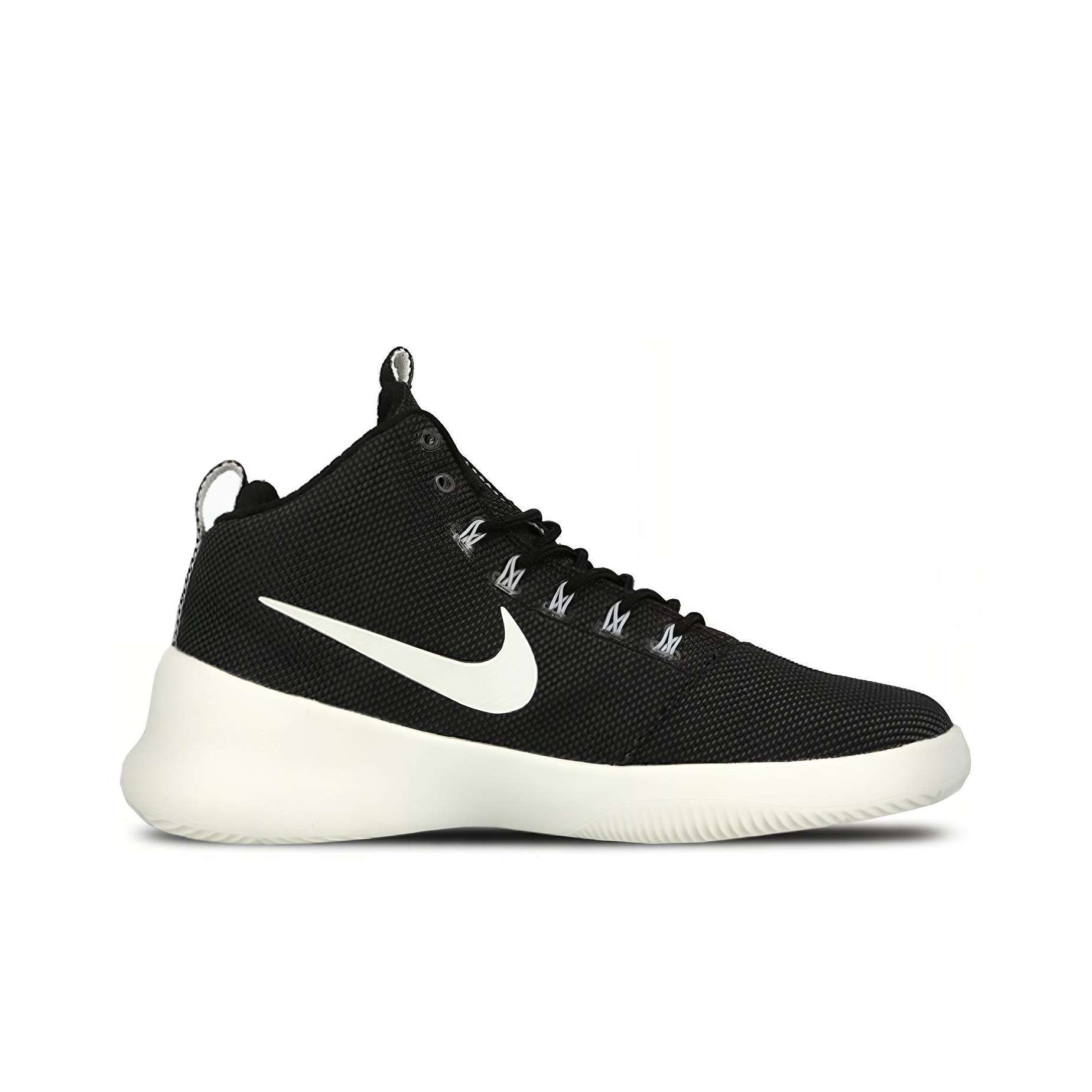 Nike Hyperfr3sh Print N7 Vintage Basketball Shoes Men Mid top Black white POIZON