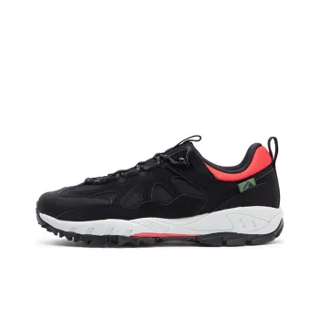 361° Cushioning, Wear Resistant Low Top Outdoor Shoes Men's Black Red