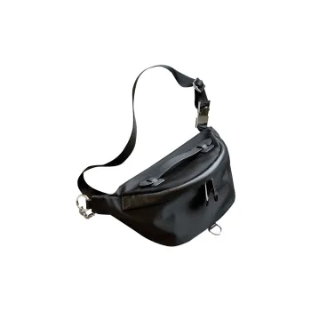 VANDEE Oxford With Leather Crossbody Bags Sling Bags Regular Women's Black
