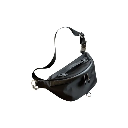 VANDEE Oxford With Leather Crossbody Bags Sling Bags Regular Women's Black