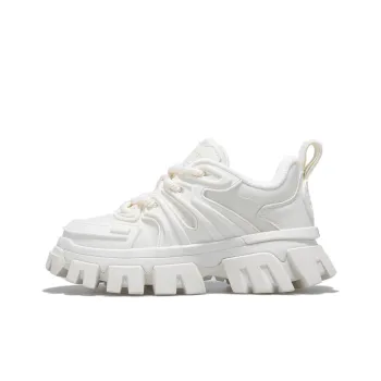 Palladium Abrasion Resistant Slip Resistant Low Top Chunky Sneakers Men's White