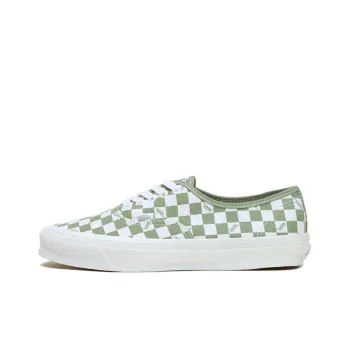 Vans Vault Og Authentic Lx Checkerboard White Loden Green