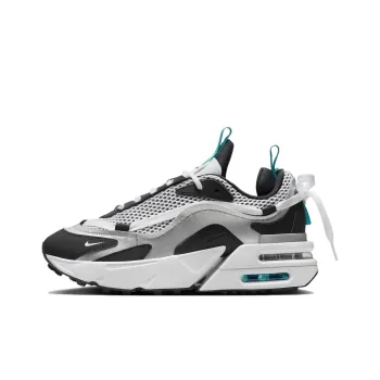 Nike Air Max Furyosal NRG Shock Absorbers With Slip Resistant Features Low Top Casual Shoes Unisex White Silver Black
