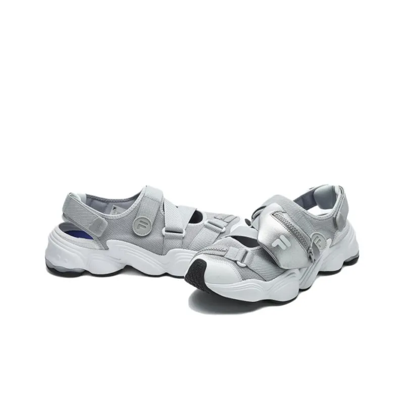 FILA FUSION TENACITY Beach Sandals Women's Gray White-2
