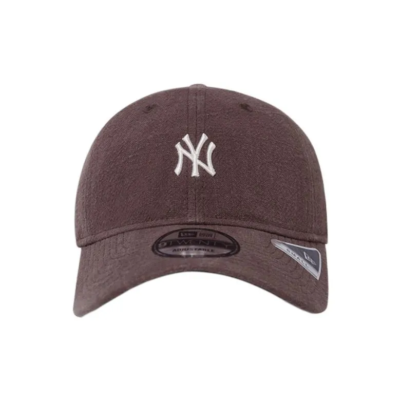 New Era Linen, Polyester Baseball Caps Unisex Umber-1