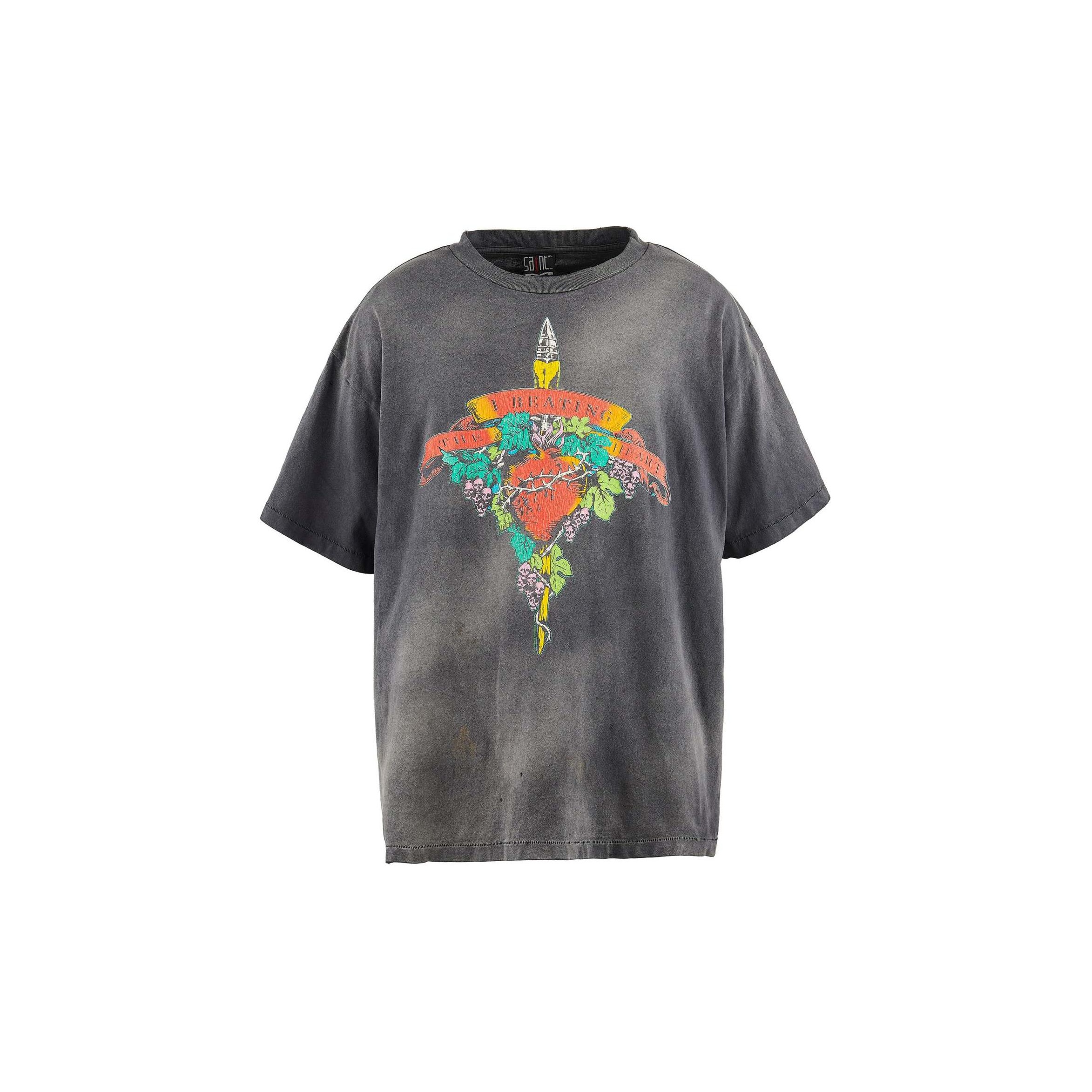トップス SAINT Mxxxxxx LASTMAN BEATING TEE L LASTMAN × SAINT Mxxxxxx BEATING Short sleeve T-shirt 通販