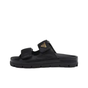 PRADA Padded Leather Sandals