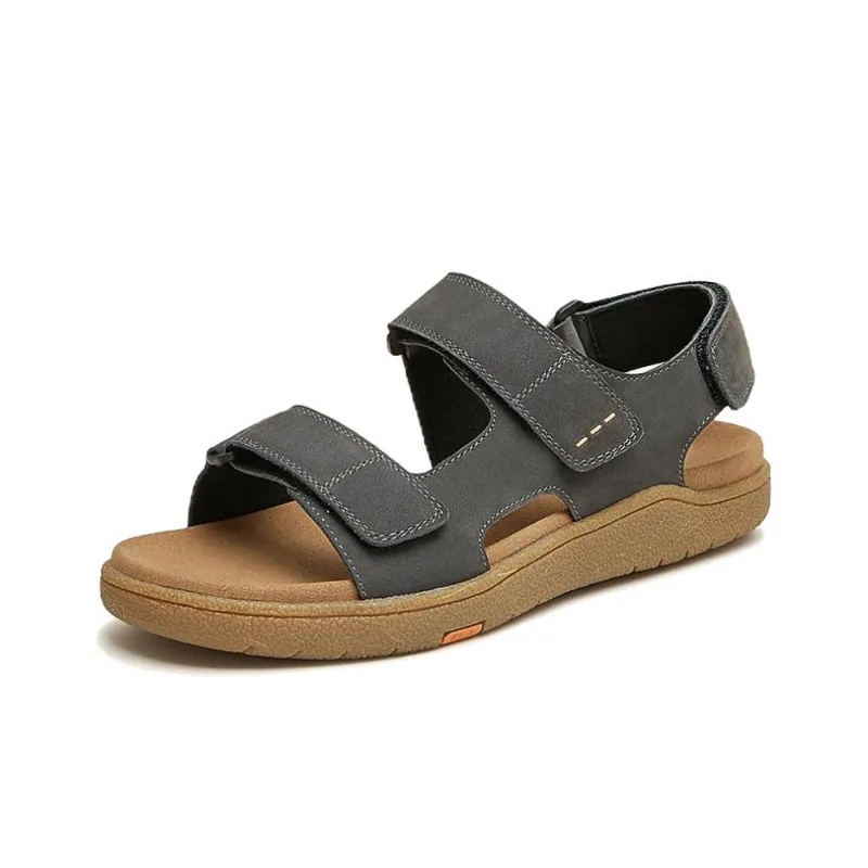 BATA Beach Sandals Men Black, Brown-1