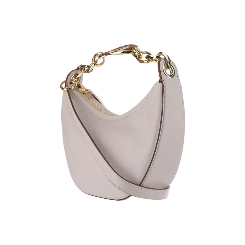 Valentino Leather Bonded Lambskin Moon Bag One Shoulder Handbag Mini Women's Light Purple-1
