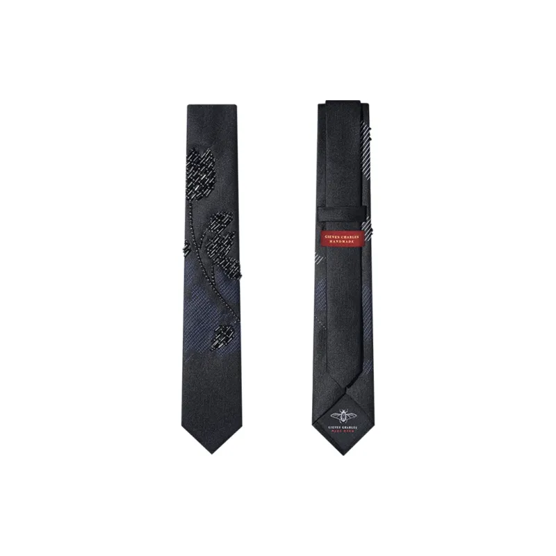 GIEVES CHARLES Mulberry Silk Ties Men's-3