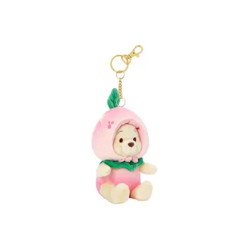 Disney Winnie Honey Peach Bear Dolls Plush Pendant 12.5cm Height