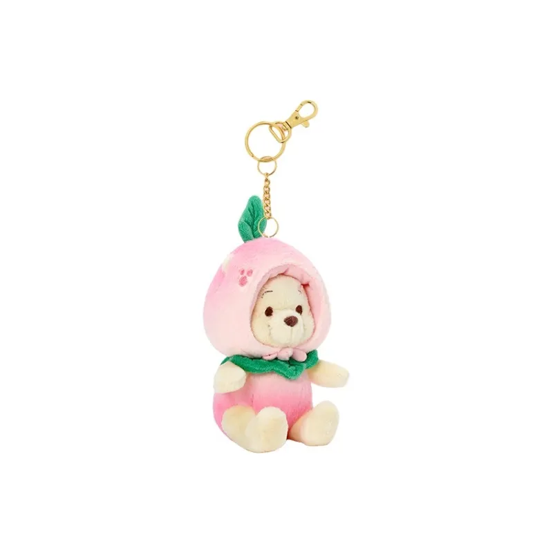 Disney Winnie Honey Peach Bear Dolls Plush Pendant 12.5cm Height-0