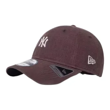 New Era Linen, Polyester Baseball Caps Unisex Umber