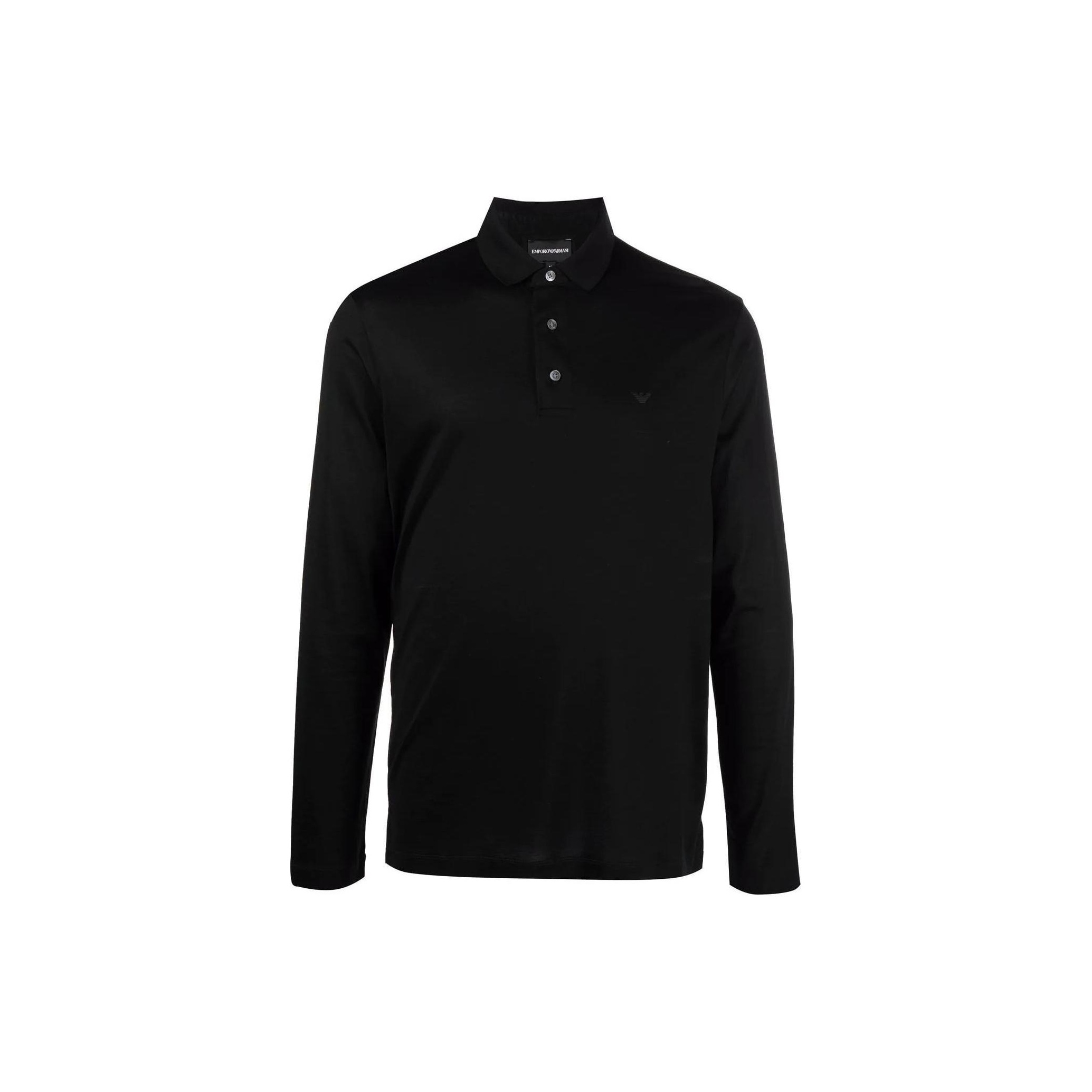 Armani long sleeve polo shirt on sale