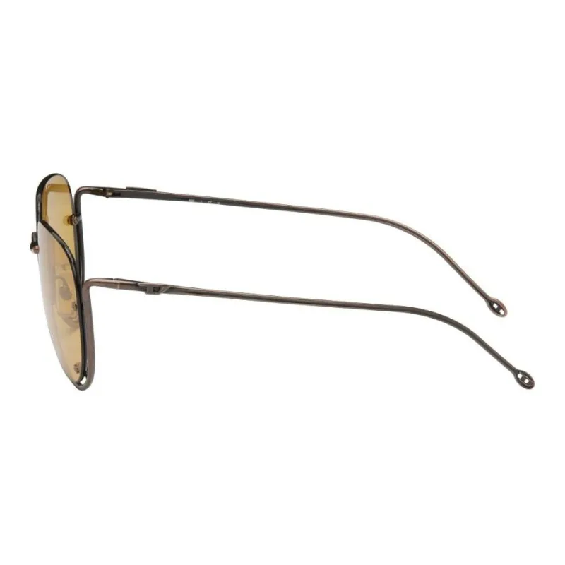 DIESEL Metal Irregular Shape Sunglasses Women's Black-1