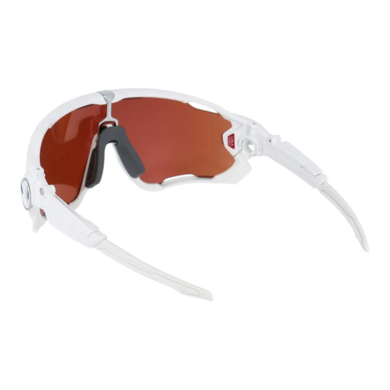 Oakley Irregular Shape Sunglasses Unisex White-3