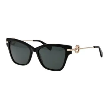 LONGCHAMP Acetate Cat Eye Sunglasses Unisex Black