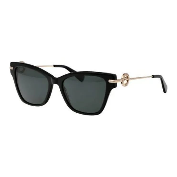 LONGCHAMP Acetate Cat Eye Sunglasses Unisex Black-0