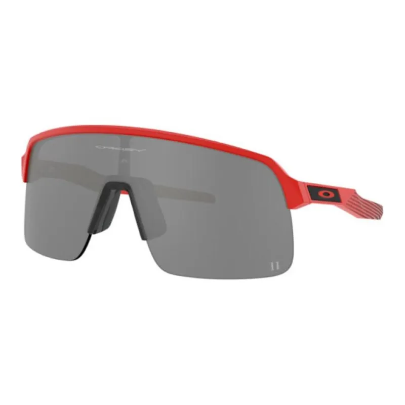 Oakley Plastic Irregular Shape Sunglasses Men's Red-0