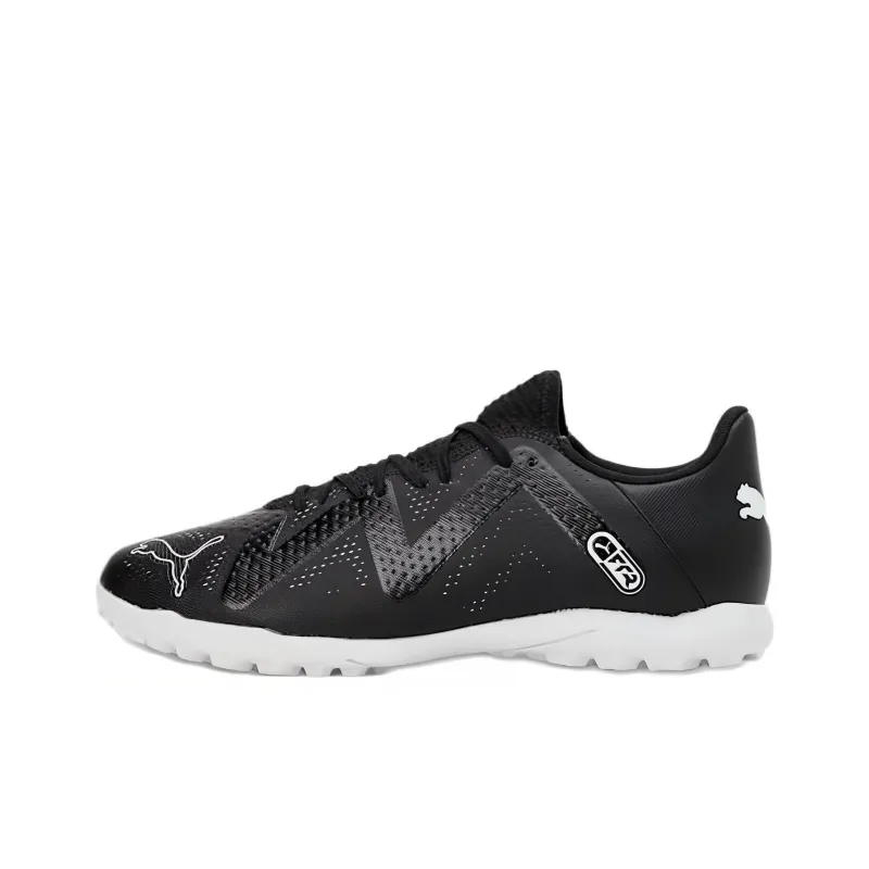 PUMA Future Play TT Rubber Broken Studs Anti Slip Wear Resistant Soccer Shoes Men's Black-0
