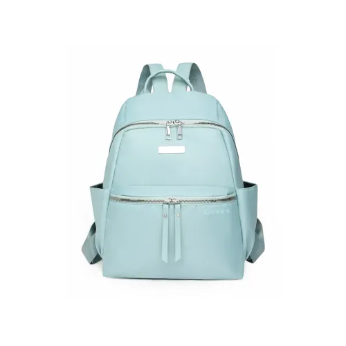 CORE BIRD Nylon Backpack Regular Women's Black/Dark Brown/Blue