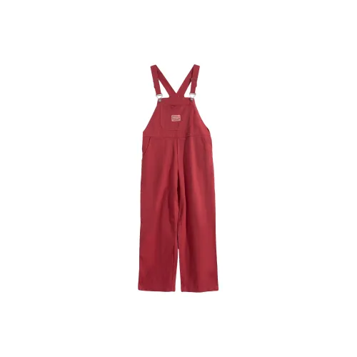 CPAURA Overalls Unisex Raspberry Red