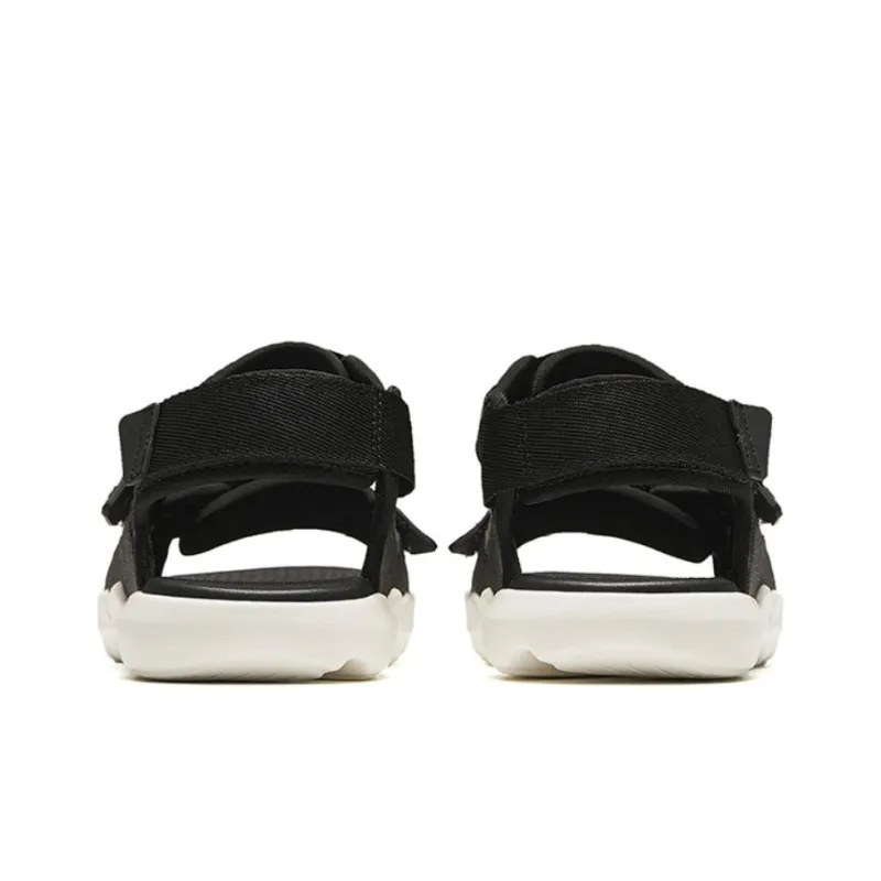 Anta Beach Sandals Women's Black White-3