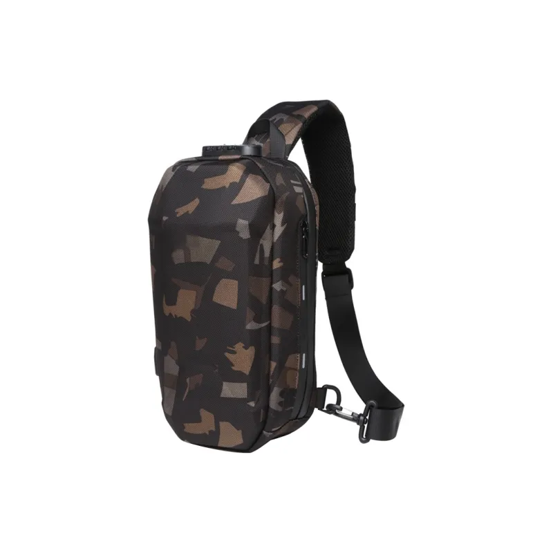 CMLZIUA High-quality Fabric Crossbody Bag Regular Men's Black \ Camouflage \ Dark Gray \ Dark Blue \ Brown-5