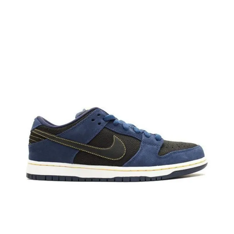 Nike Sb Dunk Low Midnight Navy Black-1