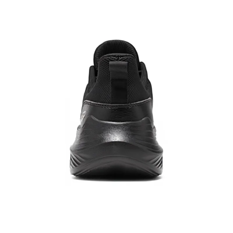 Skechers Cushioning, Wear Resistant Low Top Casual Shoes Women's Black-3