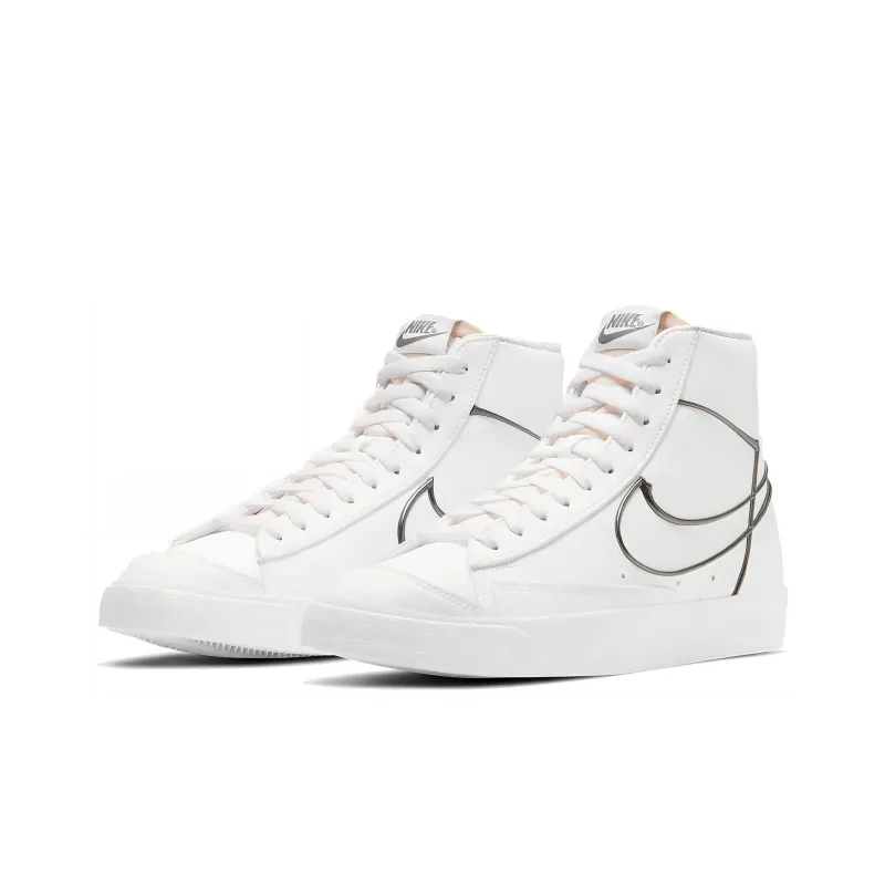 Nike Blazer Mid '77 'White Metallic Pewter'-2