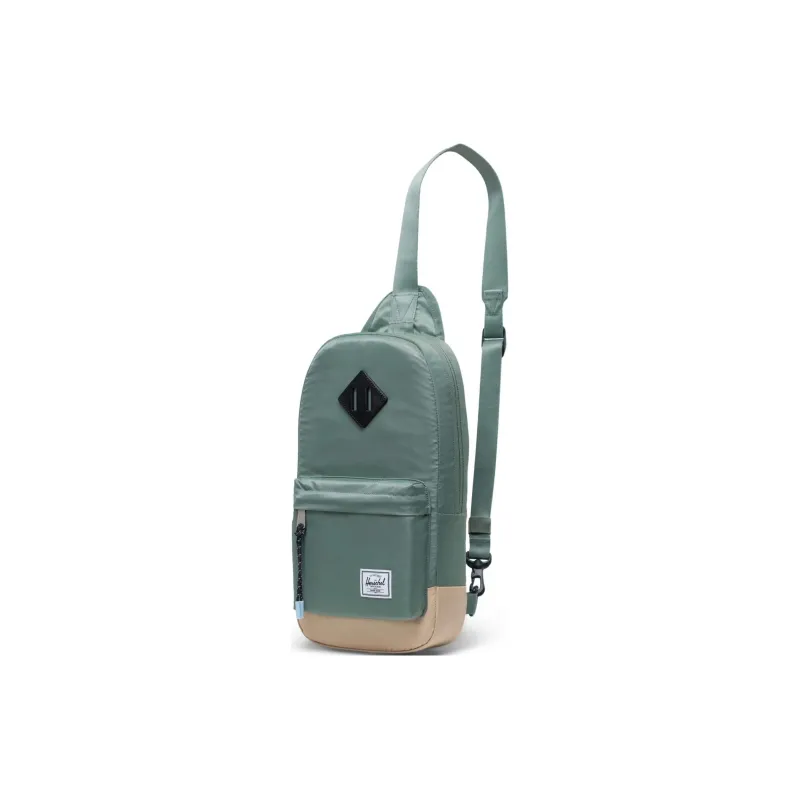 Herschel Recycled Nylon Cell Phone Pouch Sling Bag One Shoulder Handbag Crossbody Bag Unisex Light Green-1