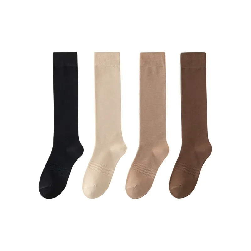 XXLLG Knee High Socks Women's 4 Pack-15
