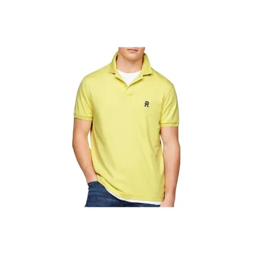 Tommy Hilfiger Polo Shirts Men Yellow