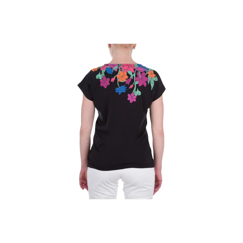 EMPORIO ARMANI EA7 Regular T Shirt Women's Black-1