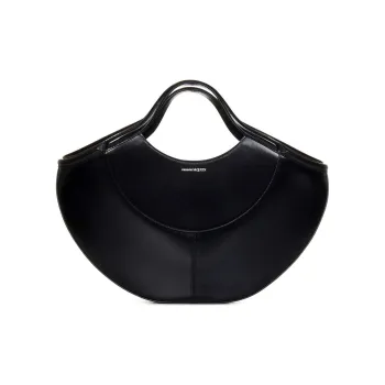 Alexander McQueen Cow Leather Handbag Women's Black