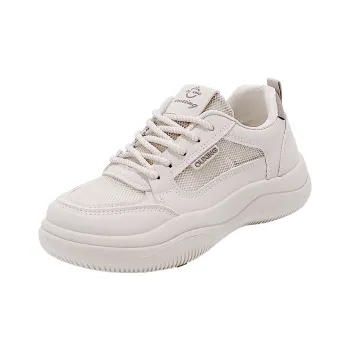 JOHLIN DREAM Wear-Resistant Breathable Height Increasing Low-Top Chunky Sneakers Women's