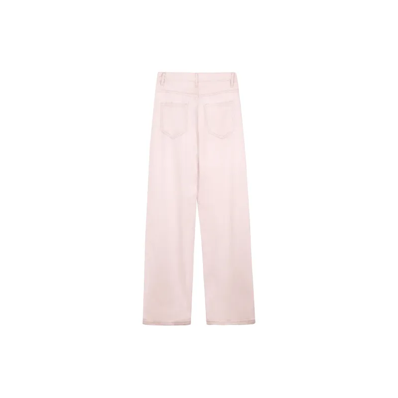 RUMMANDY Jeans Women's Pink-1