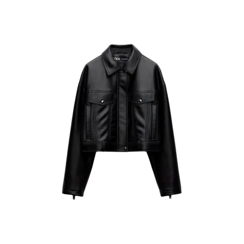 ZARA Jackets Women's Black