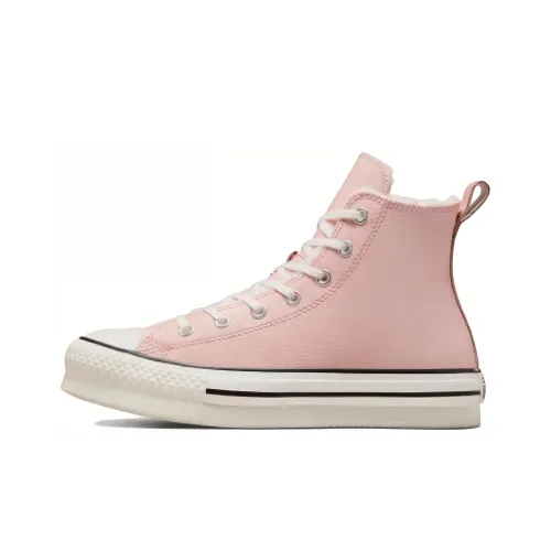 Converse Chuck Taylor All Star Lift Platform High GS 'Sherpa - Pink Sage'