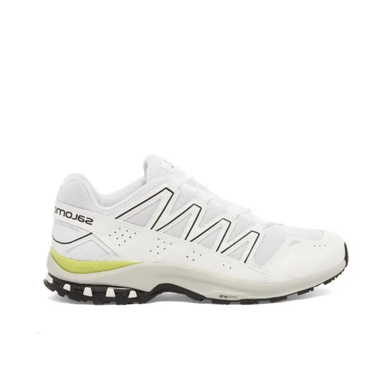 SALOMON Cushioned Anti Slip And Wear Resistant Lightweight Low Top Running Shoes Men's White Green-1