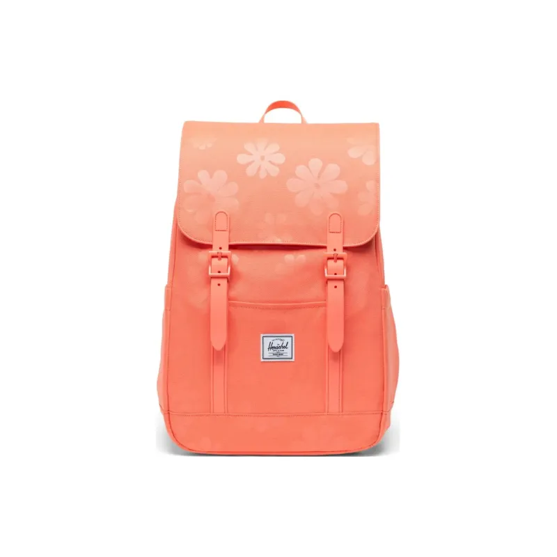 Herschel Recycled Fabric Backpack Small Size Unisex Orange-0