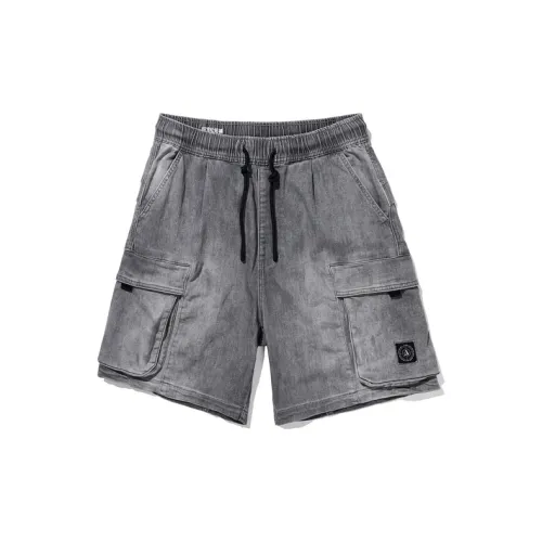 ABLE JEANS Denim Shorts Men Smoke Gray