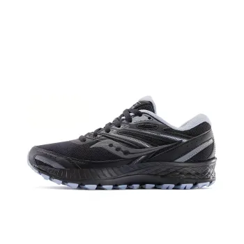 Saucony Cohesion 13 Running Shoes Women's Low Top Black Gray Blue