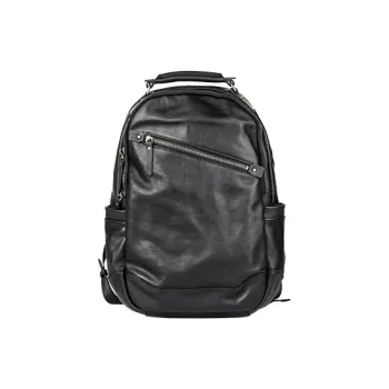 DOSRFINI Genuine Leather Top Grain Tanned Cow Leather Backpack