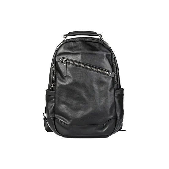 DOSRFINI Genuine Leather Top Grain Tanned Cow Leather Backpack-0