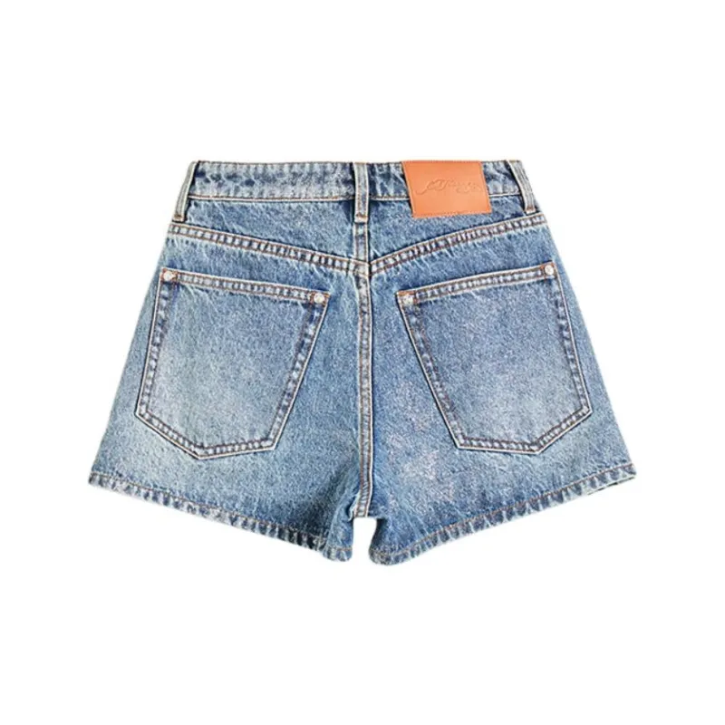 Ed Hardy SS24 Denim Shorts Women's Indigo-1