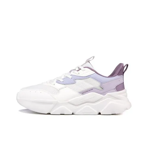 361° Breathable Low Top Casual Shoes Women's Purple White