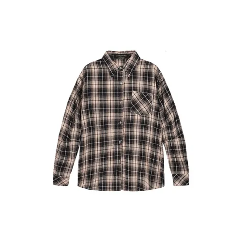 PZGE Shirts Women's Checkered Color