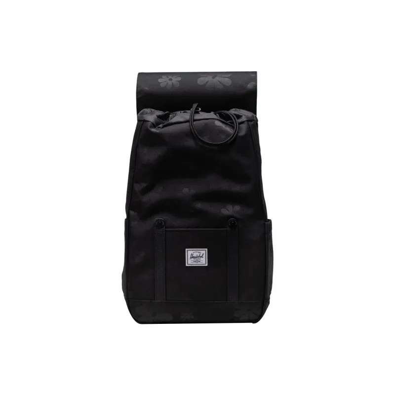 Herschel Recycled Fabric Backpack Small Size Unisex Black-3